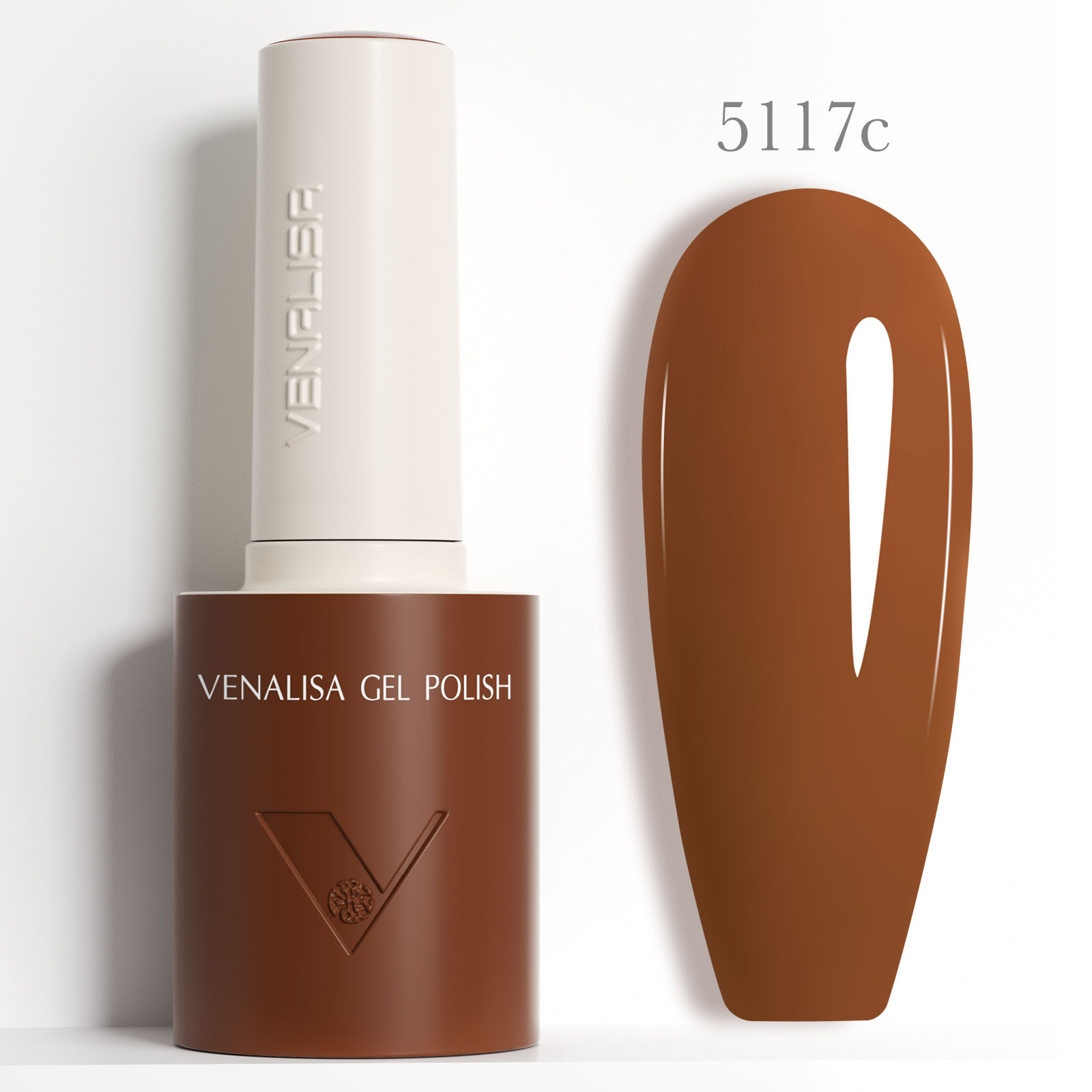 venalisa-5117-caramel-brown-karamellbarna-gellakk-10ml Venalisa 5117 Caramel Brown karamellbarna géllakk 10 ml